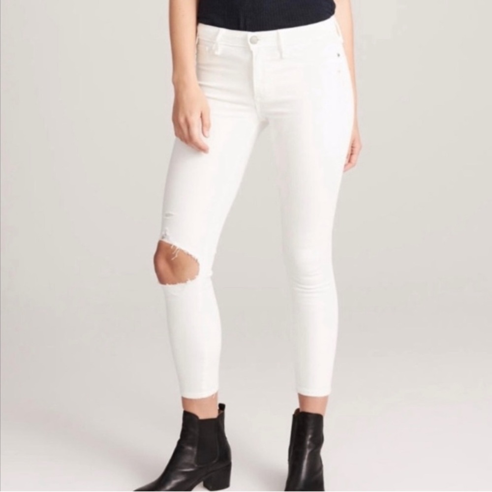 Abercrombie & Fitch Harper Low Rise Ankle Jeans